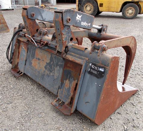 used skid steer grapple buckets for sale|bobcat grapple bucket craigslist.